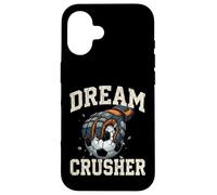 Dream Crusher Gardien de But de Football Tough Defense Coque pour iPhone 16