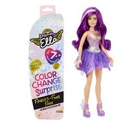 Dream Ella Aria- MGA's Fées avec Changement de Couleur Collectionner - Découvrez 1 poupée de 29 cm & Plus de 7 Surprises Dont 1 Perruque, 1 Jupe, des Bottes & + -3 Ans, Violette, 578000EUC