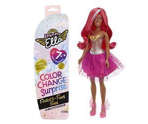 Dream Ella Aria- MGA's Fées avec Changement de Couleur Collectionner - Découvrez 1 poupée de 29 cm & Plus de 7 Surprises Dont 1 Perruque, 1 Jupe, des Bottes & + -3 Ans + -Yasmin, Rose, 578024EUC