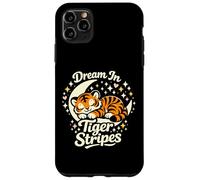Dream in Tiger Stripes Tigre endormi sur la Lune Coque pour iPhone 11 Pro Max
