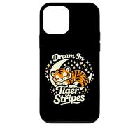 Dream in Tiger Stripes Tigre endormi sur la Lune Coque pour iPhone 12 Mini