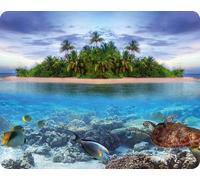 Dream Island Holiday Mouse Mat (24 x 19 cm) made of special rubber extremely tear-resistant with a strong adhesive underside for optimal hold