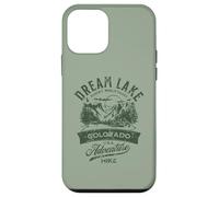 Dream Lake Rocky Mountain National Park Design Vieilli Coque pour iPhone 12 Mini