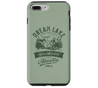 Dream Lake Rocky Mountain National Park Design Vieilli Coque pour iPhone 7 Plus/8 Plus