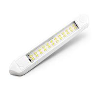Dream Lighting Éclairage LED Extérieur 12v pour Camping Car IP66 Étanche Lampe Auvent Caravane Boîtier en Aluminium 25CM Blanc Froid