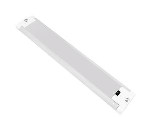 Dream Lighting Réglette LED 12v pour Camping Car Caravane Camper sous Armoire, Lumière Chaude 3000K Dimmable avec Détecteur, Lampe LED Blanc 32CM IP44 Boîtier en Aluminium