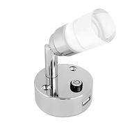 Dream Lighting Spot 12v LED pour Camping Car Caravane avec Chargeur USB Éclairage Intérieur Liseuse LED Bicolore Blanc Froid 6000K et Bleu Lampe Appliques de Bateau