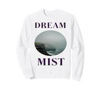 Dream Mist Coastal Falaise Motivation Nature Design Sweatshirt