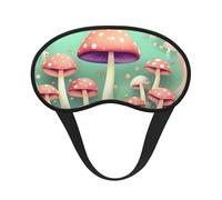 Dream Mushroom Masque pour les yeux léger et universel Idéal pour les voyages, les siestes au bureau et le travail par quart de travail fournit un environnement de sommeil confortable