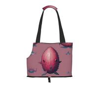 Dream Nuclear Whale Sac à bandoulière pour animal domestique Sac à bandoulière pour petits chiens et chats, shopping et voyage Sac double usage