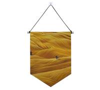 Dream Of Golden Wheat - Bannière à suspendre avec tige télescopique - Décoration extérieure pour bureau, école, salle de classe, dortoir, maison