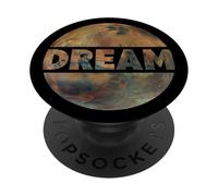 Dream of Mars Space Pioneers Colonisant et Terraforming PopSockets PopGrip Adhésif