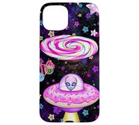 Dream on Alien Donut UFO Candy Planet Kawaii Esthétique Coque pour iPhone 15 Plus