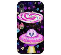 Dream on Alien Donut UFO Candy Planet Kawaii Esthétique Coque pour iPhone XR