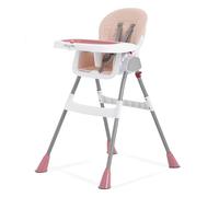 Dream On Me Tabletalk Chaise haute portable 2 en 1 | Convertible | Chaise haute compacte | Chaise haute légère et portable (244-PNK)