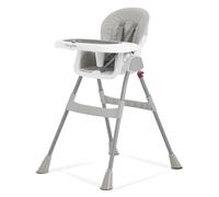Dream On Me Tabletalk Chaise haute portable 2 en 1 convertible compacte et légère Gris