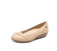 DREAM PAIRS Ballerines Femme Classique Chaussures Plates pour Femmes Confortables et Légères,Size 38,Nu,DWUMFA2503