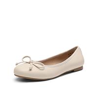 DREAM PAIRS Ballerines Femme Classiques,Beige,37