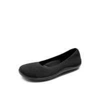 DREAM PAIRS Ballerines Femme Confortable Chaussures Plates pour Femmes Tissu Tricoté Respirant,Size 37,Noir,DWUMFA2509