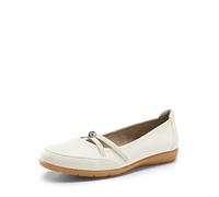 DREAM PAIRS Ballerines Femme Élégante Chaussures Plates Classique avec Lanières Croisées Confortables Blanc SDFA2361W-NEW-E Taille 41 (EUR)