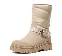 DREAM PAIRS Botte de Neige pour Femme Bottes de Hiver Chaussures Chaude,Size 40,Nu,SDSB2202W-E