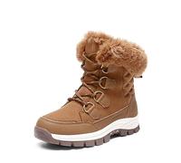 DREAM PAIRS Bottes de Neige pour Femmes Chaudes Bottes de Hiver Confortable avec Tige Imperméable,Size 40,Bronzer,SDSB2305W-E