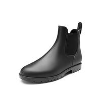 DREAM PAIRS Bottes de Pluie pour Hommes Botte Chelsea Classique Chaussures Légères et Adhérentes Doublure Confortable et Antidérapant SDRB2401M-E,Size 42,Noir,SDRB2401M-E