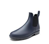 DREAM PAIRS Bottes de Pluie pour Hommes Botte Chelsea Classique Chaussures Légères et Adhérentes Doublure Confortable et Antidérapant SDRB2401M-E,Size 41,Bleu,SDRB2401M-E