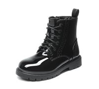 DREAM PAIRS Bottine Fille Chaudes et Confortables | Bottes Enfant Antidérapantes avec Fermeture Éclair Latérale, Chaussures à la Mod