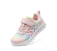 DREAM PAIRS Chaussures de course pour enfants, garçons et filles, chaussures de sport pour l'école, respirantes et légères pour petits grands enfants, rose, 1 Little Kid