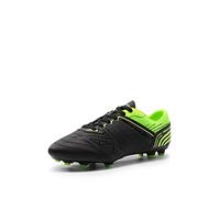 DREAM PAIRS Chaussures de Football pour Hommes Chaussures d'entraînement Professionnel Crampons Crampons Outdoor Sport Football Chaussures Noir/Vert NÉON 41 (EUR) 160859-M-E