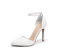 DREAM PAIRS Escarpins Femme à Bout Pointu | avec Bride Cheville, Chaussures Élégantes pour Mariage, Soirée ou Sortie Habillée