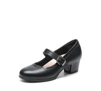 DREAM PAIRS Escarpins Femme à Petit Talon Chaussures Mary Janes pour Femmes Confortables et Légères,Size 41.5,Noir,DWUMPU2538