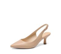 DREAM PAIRS Escarpins Femme avec Petits Talons Slingback Élégantes Chaussure à Talon Confortable et Classique,Size 37,Nude-PU,SDPU2444W