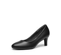 DREAM PAIRS Escarpins Femme Classiques et Élégantes avec Petit Talon Semelle Extérieure Antidérapante pour Marcher Chaussure Confortable,Size 36,Noir-PU,SDPU2439W-E