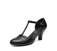DREAM PAIRS Escarpins Femme Petit Talon à Lanière T | Chaussures Rétro Élégantes et Confortables pour Soirée, Mariage et Occasions Formelles