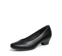 DREAM PAIRS Escarpins Femme Petit Talon Enfile,Size 43,Noir