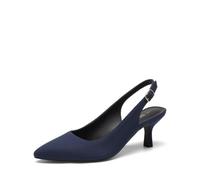DREAM PAIRS Escarpins Femme Petits Talons,Size 37,Marine-Daim-1