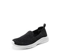 DREAM PAIRS Femmes Chaussures Slip-on Plates Mocassins Confortable Fille Walking Sneakers Noir 39 (EUR) SDWS2307W-E