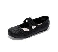 DREAM PAIRS Kids Ballerines Filles Mary Jane,Noir,32