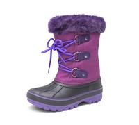 DREAM PAIRS KIDS Bottes de Neige pour Enfants Chaudes et Confortable Bottes de Hiver Antidérapante avec Coque Imperméable