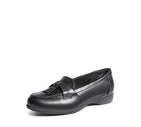 DREAM PAIRS Mocassins pour Femmes Classique Chaussures Plates de Femme Antidérapante et Flexible Mocassin Confortable,Size 36.5,Noir,SDLS2405W