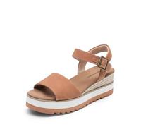 DREAM PAIRS Sandales à Talon Compensé pour Femmes Confortables Sandale Espadrilles d'Été Classique à Plateforme,Size 36.5,Bronzer,DWUMPS2504