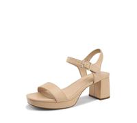 DREAM PAIRS Sandales à talons compensés pour femme avec bout ouvert et sangle de cheville