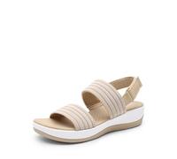 DREAM PAIRS Sandales de Sport pour Femme Confortables Sandale d’été pour Femmes Légère Décontractées,Size 40.5,Beige,DWUMFS2522