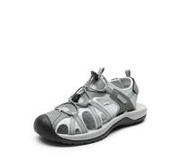 DREAM PAIRS Sandales Sportives d'été pour Hommes Antidérapantes et Respirantes Sandale Extérieure Confortable,Size 43,Gris Clair,DMUMST2505