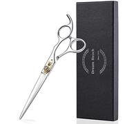 Dream Reach Ciseaux pour Animaux droits de 7,0 pouces Ciseaux pour Chiens Chats Professionnel Ciseaux à Cheveux Ciseaux de Toilettage pour chiens en acier inoxydable japonais 440C Fait à la main