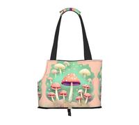Dream Sac à bandoulière pour animal domestique Motif champignon Convient pour les petits chiens et chats, sac de courses et de voyage à double usage