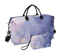 Dream Sac fourre-tout de voyage avec sangle réglable et sangle réglable pour voyage Doré, Dégradé Dream Gold Peach Blue Purple, 1 size