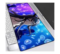 Dream Schoolgirl 700x300mm Tapis de Souris XL Multifonction Gaming Mousepad XL Grand sous Main, Anime Souris 3mm Bureau Anti-Glissant Surface Texturée pour Ordinateur,F